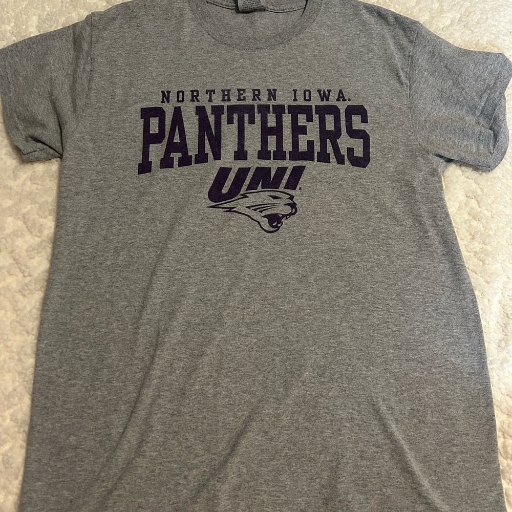 Gray Northern Iowa Panthers T-Shirt